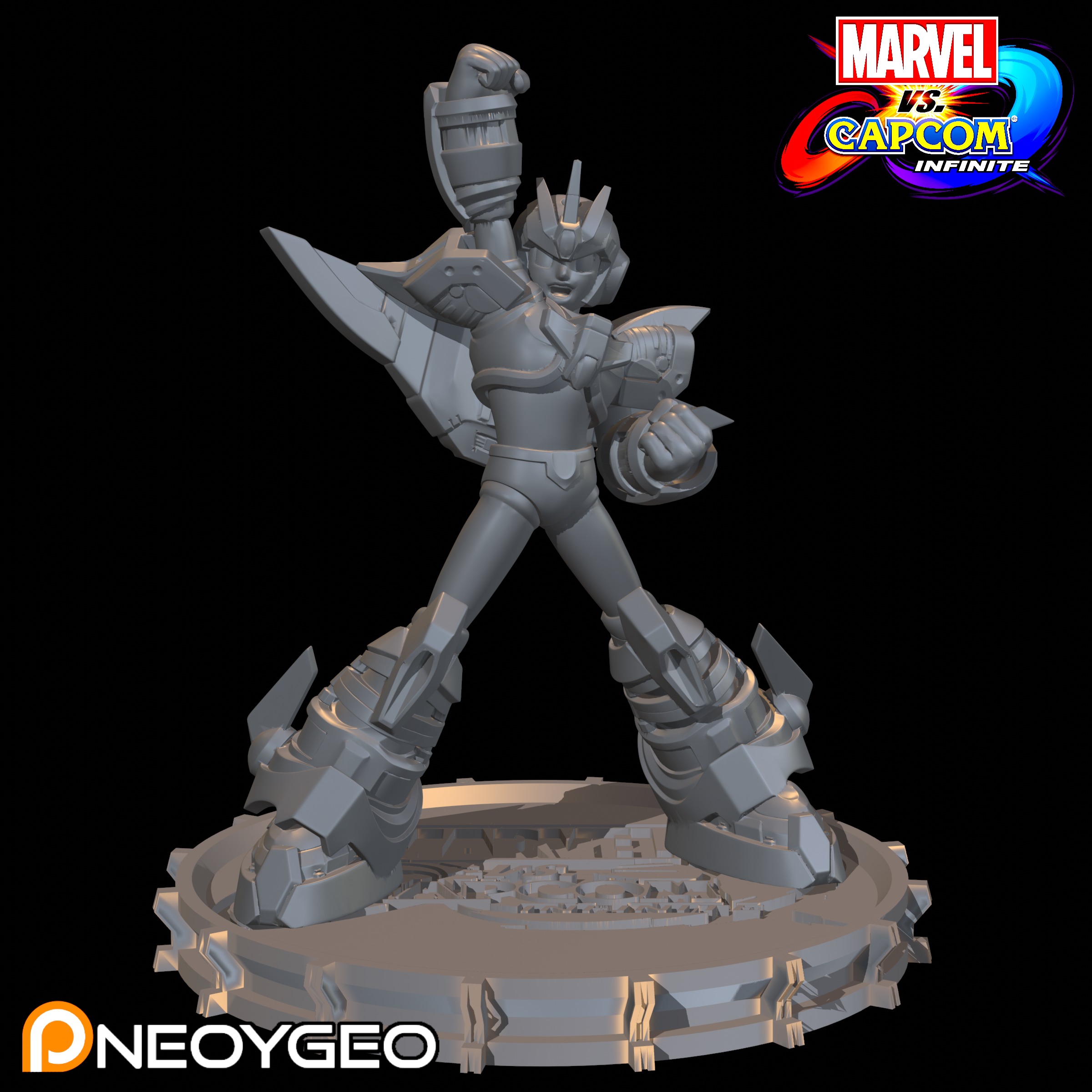 HYPER MEGA MAN - ROCKMAN - MARVEL VS CAPCOM INFINITE 3D print model_1