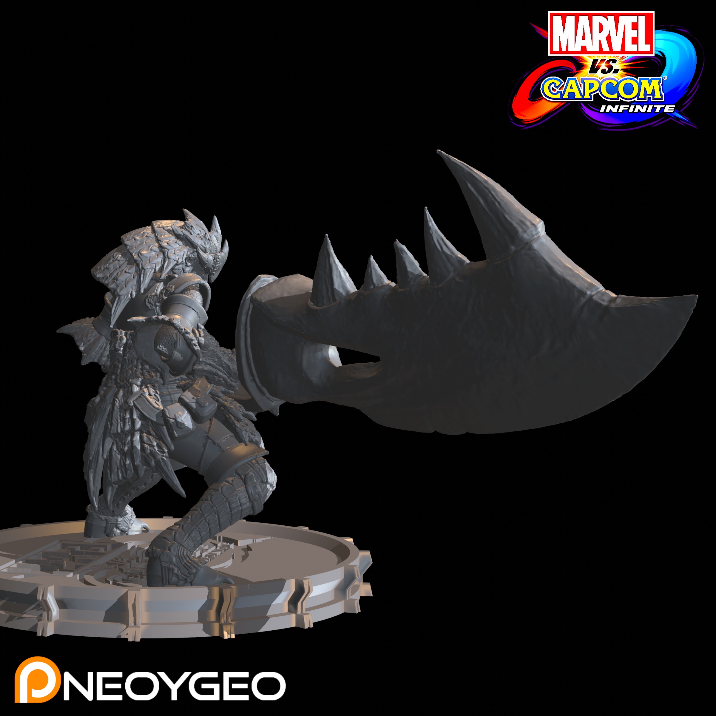 RATHALOS ARMOR - MONSTER HUNTER - MARVEL VS CAPCOM INFINITE 3D print model_3