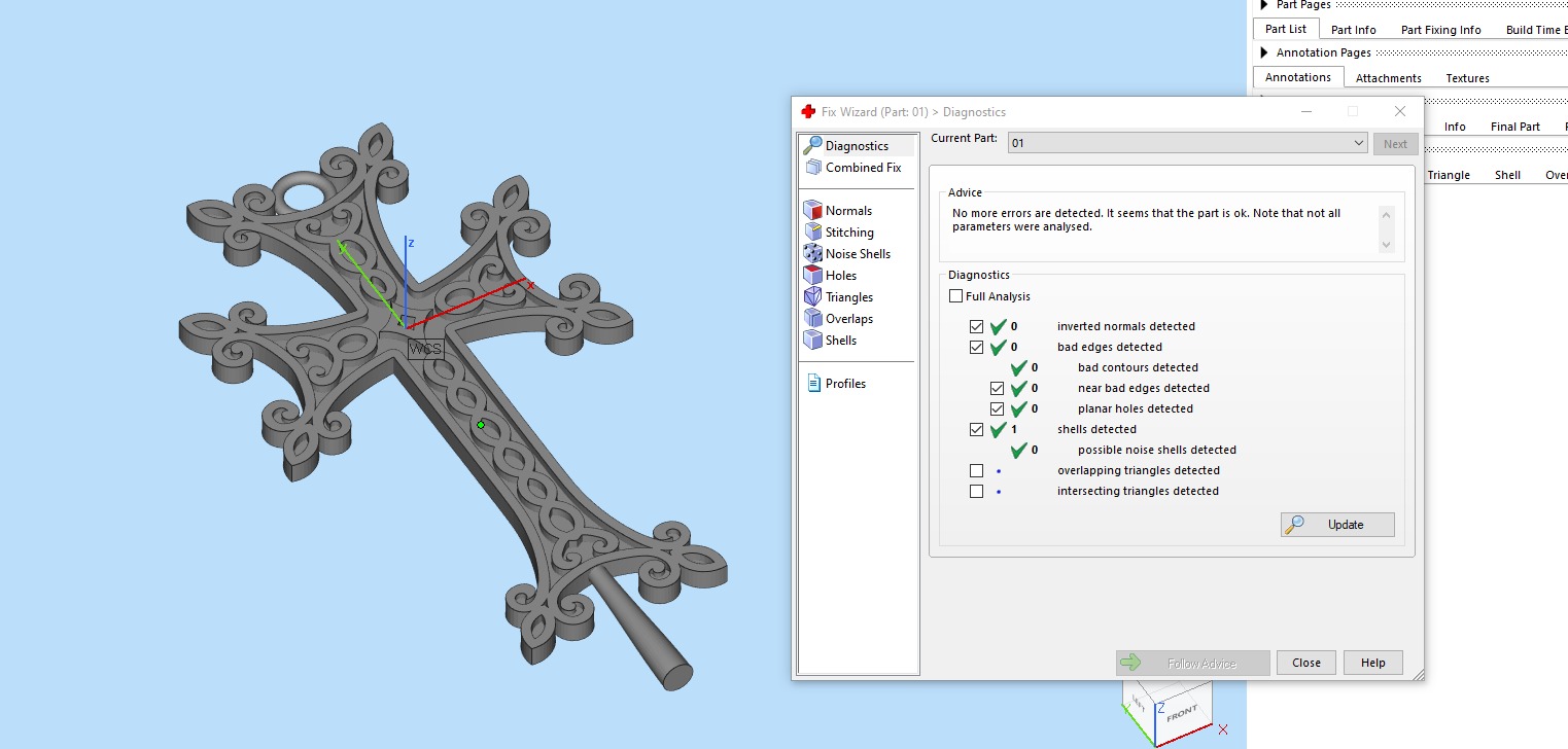 Armenian cross pendant 04 3D print model_5