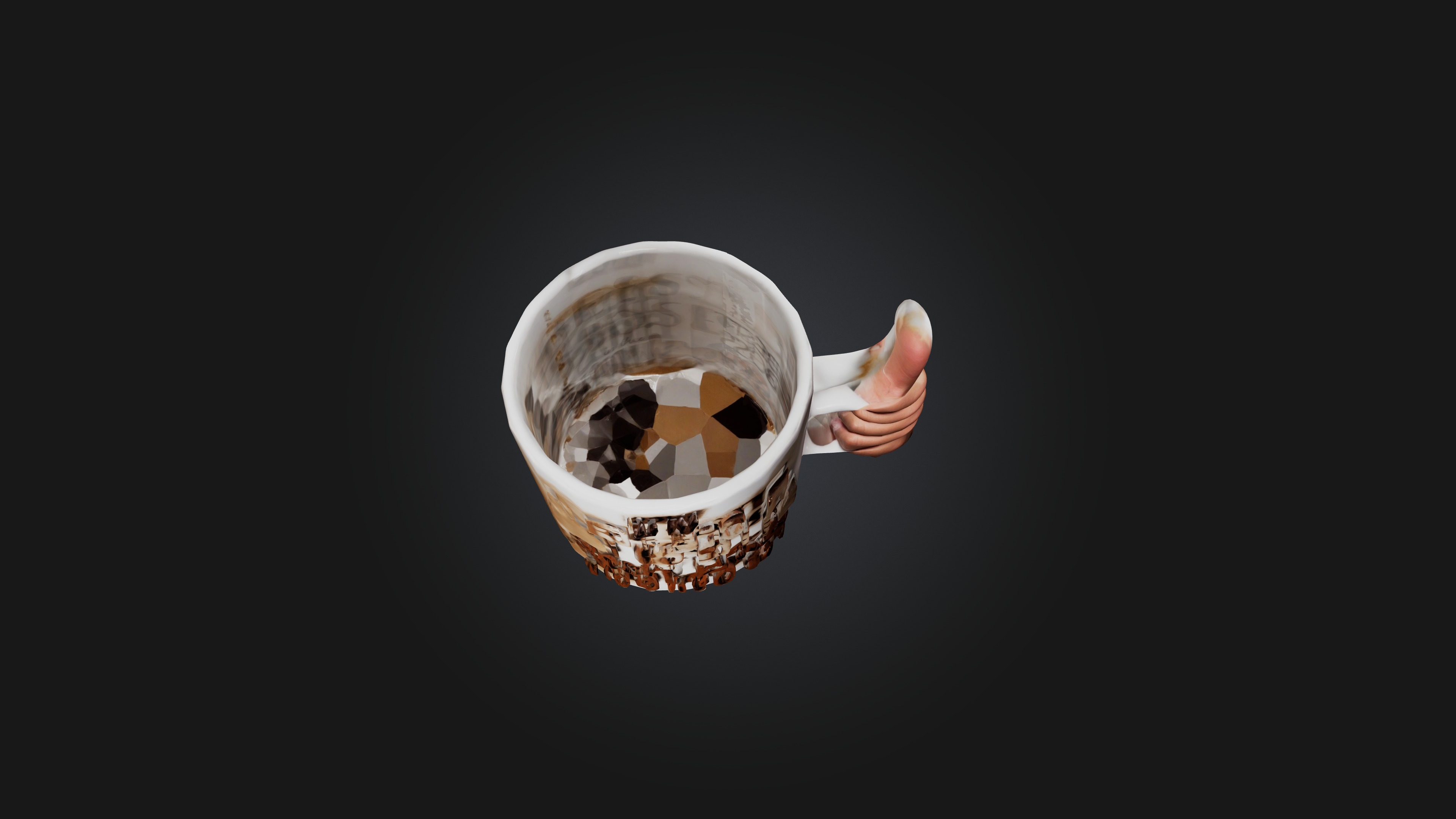 coffee mug 3D model_4