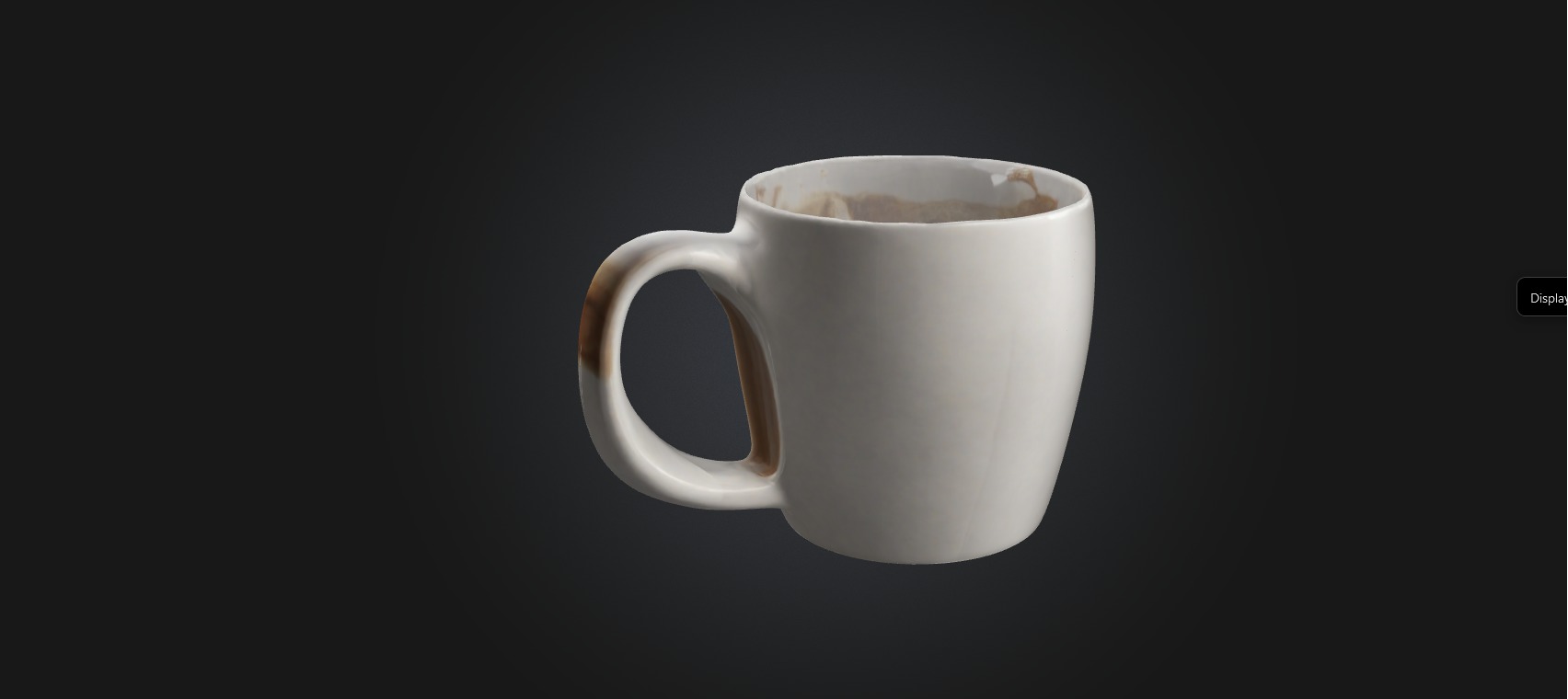 coffee mug 2 model Low-poly 3D model_3