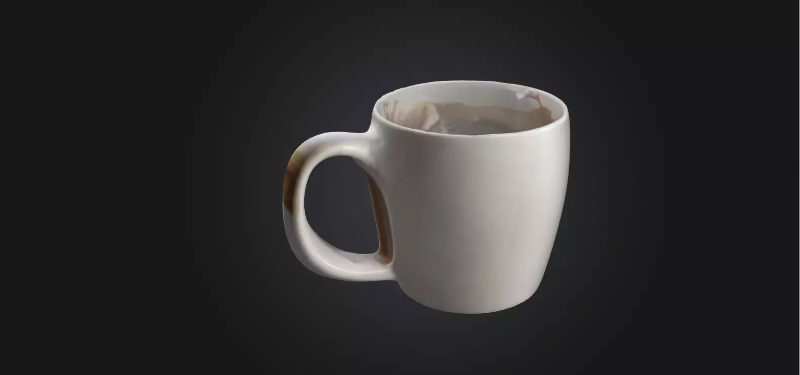 coffee mug 2 model Low-poly 3D model_0