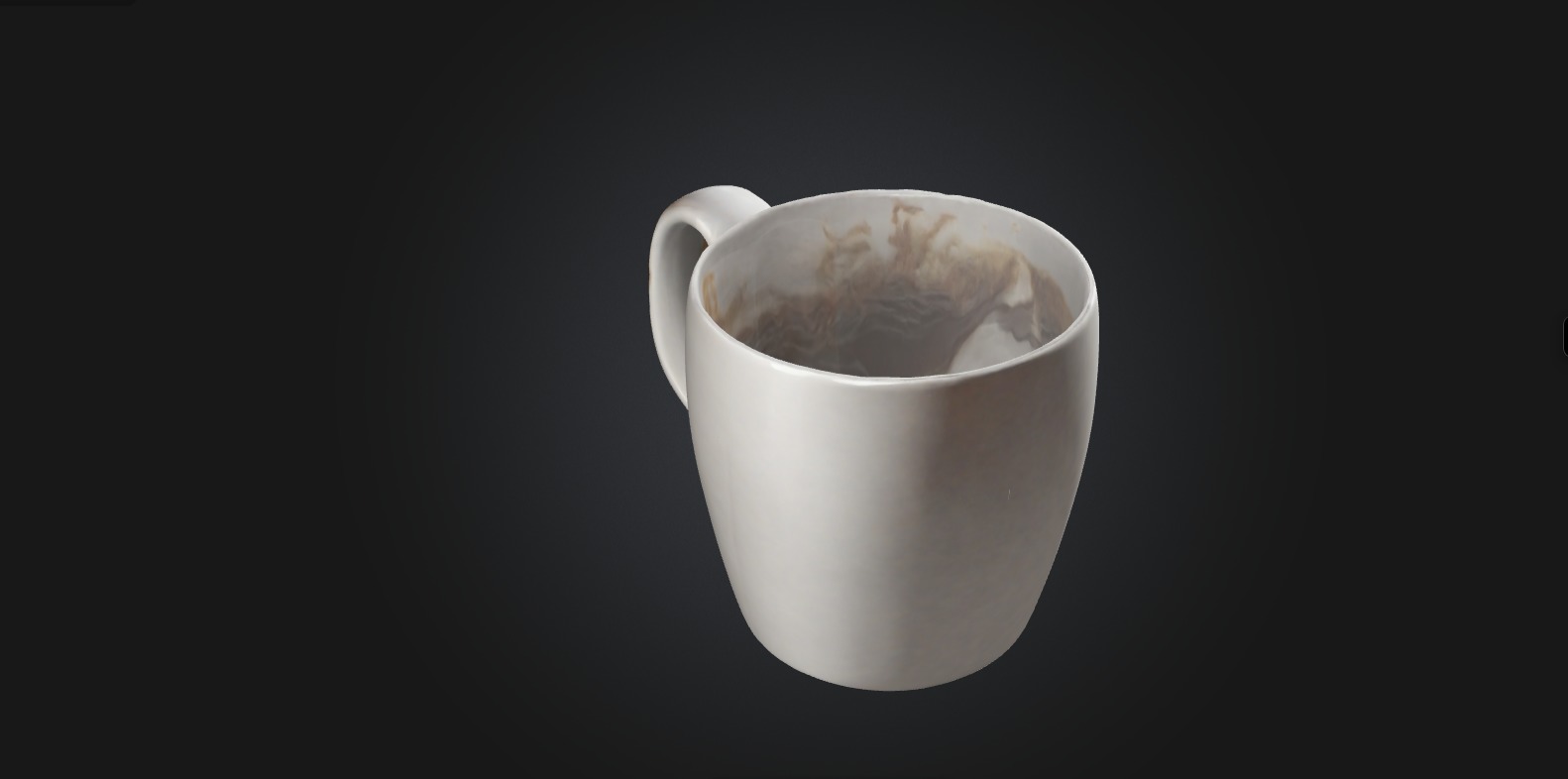 coffee mug 2 model Low-poly 3D model_9