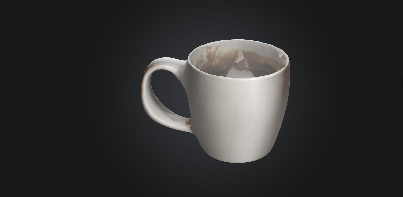 coffee mug 2 model Low-poly 3D model_10