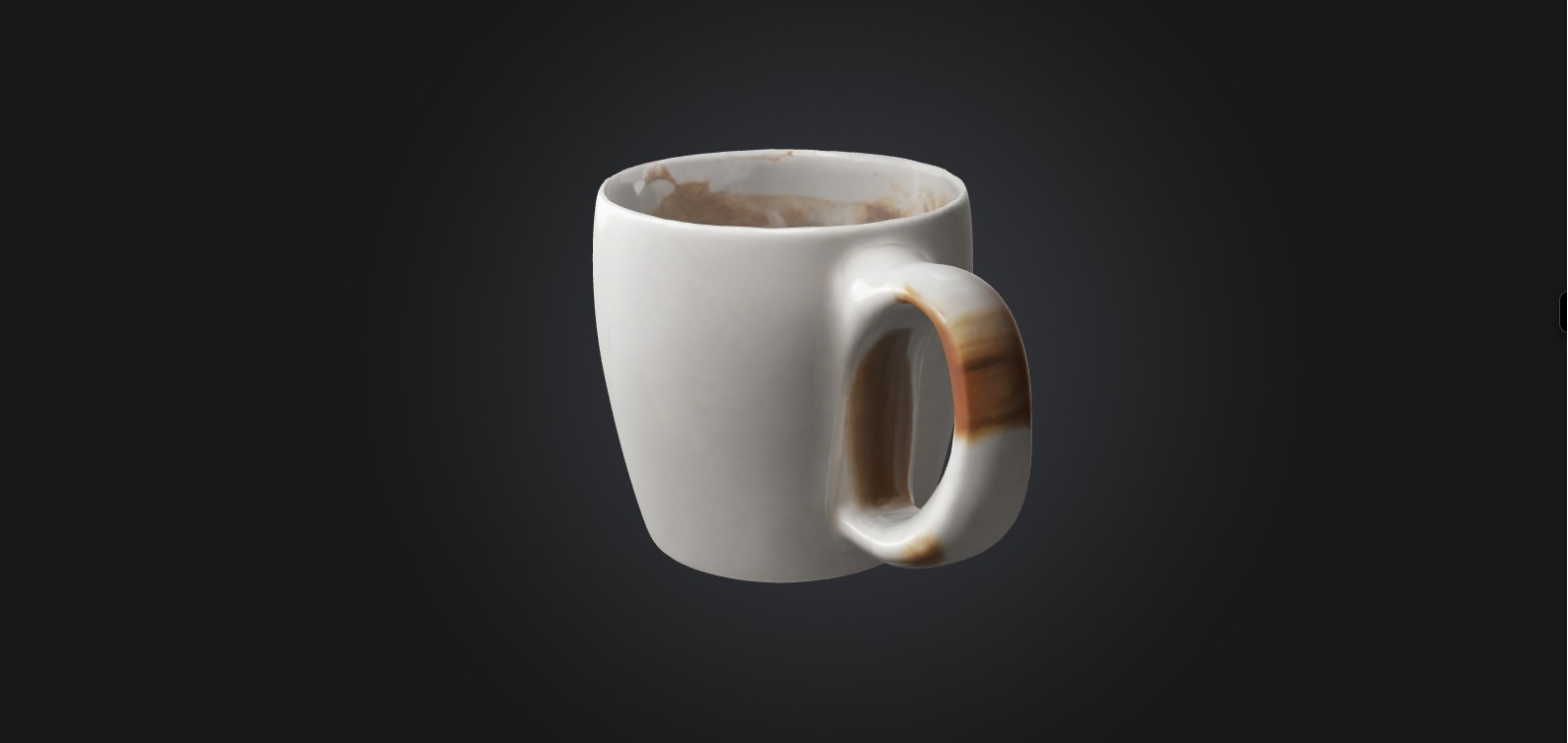 coffee mug 2 model Low-poly 3D model_5