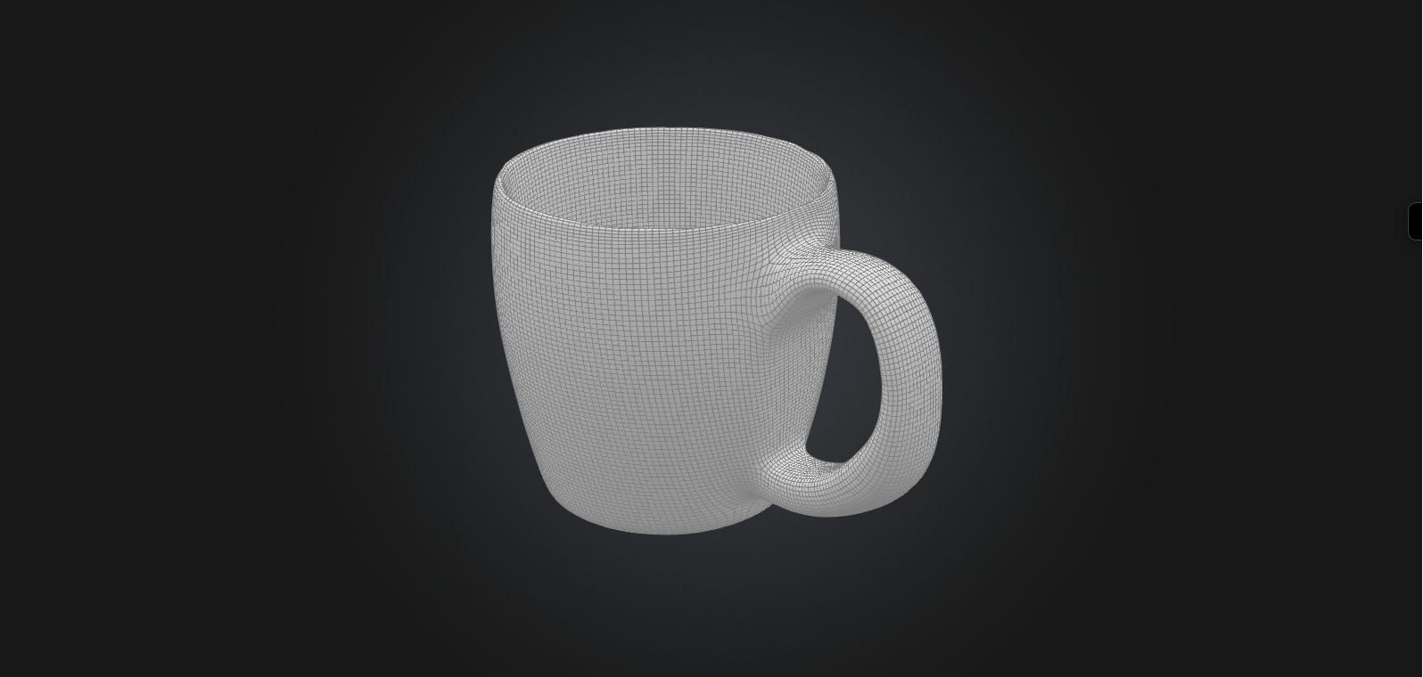 coffee mug 2 model Low-poly 3D model_14