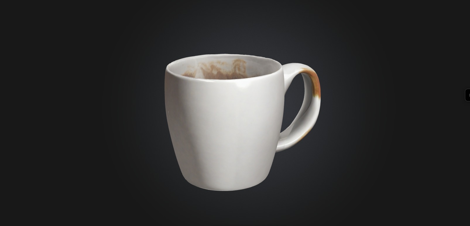 coffee mug 2 model Low-poly 3D model_7