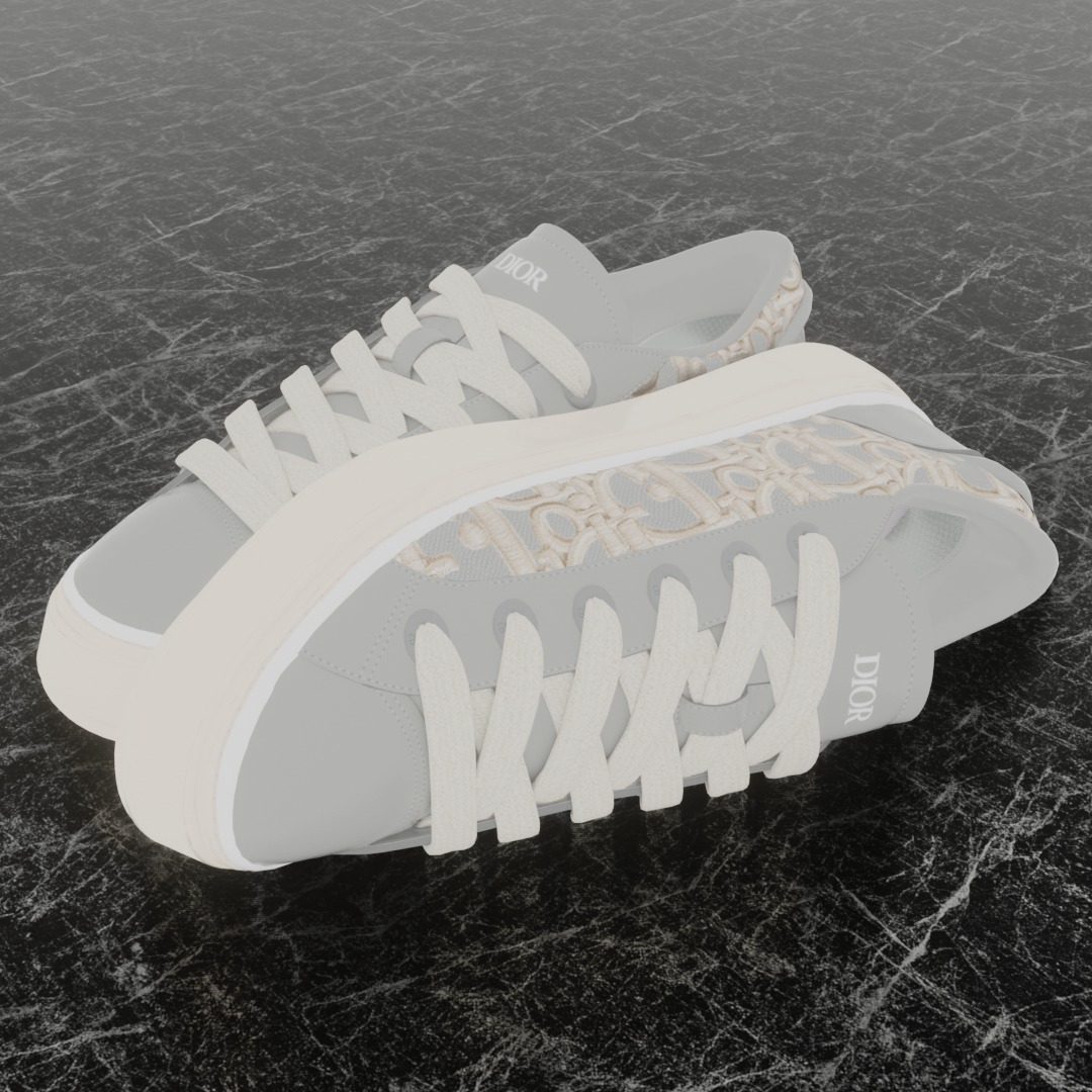 CHRISTIAN DIOR B33 3D SHOES 3D model_1