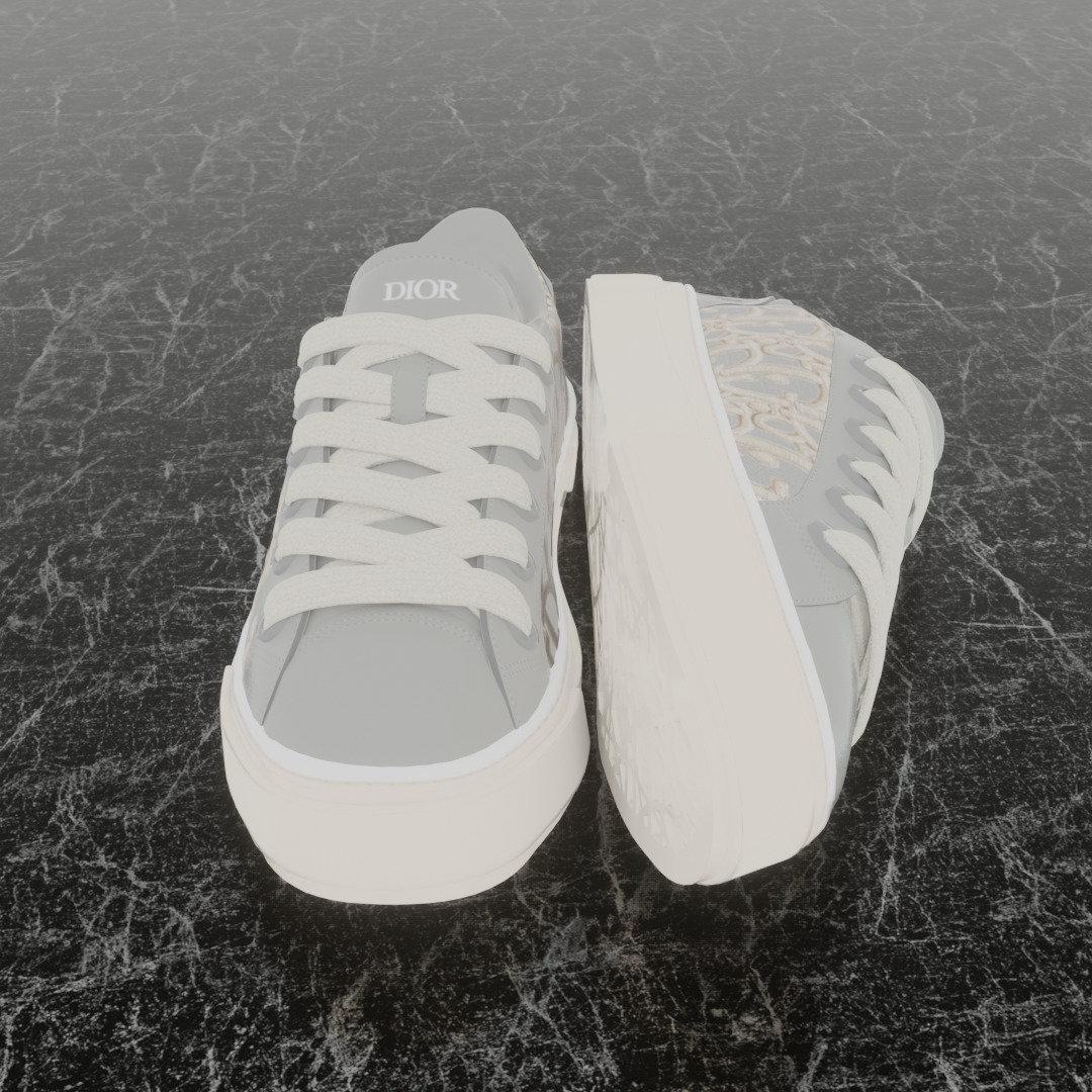 CHRISTIAN DIOR B33 3D SHOES 3D model_3