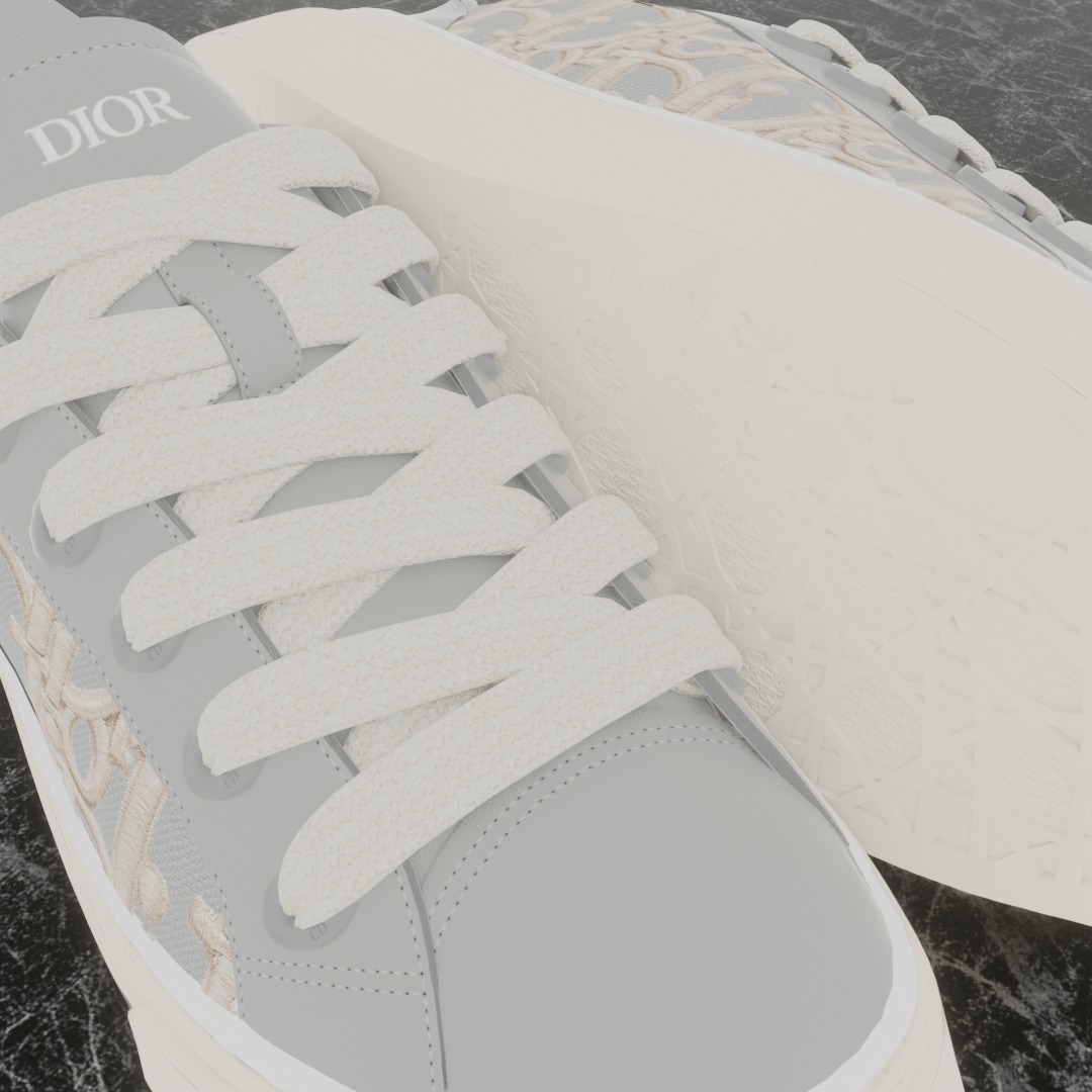 CHRISTIAN DIOR B33 3D SHOES 3D model_10