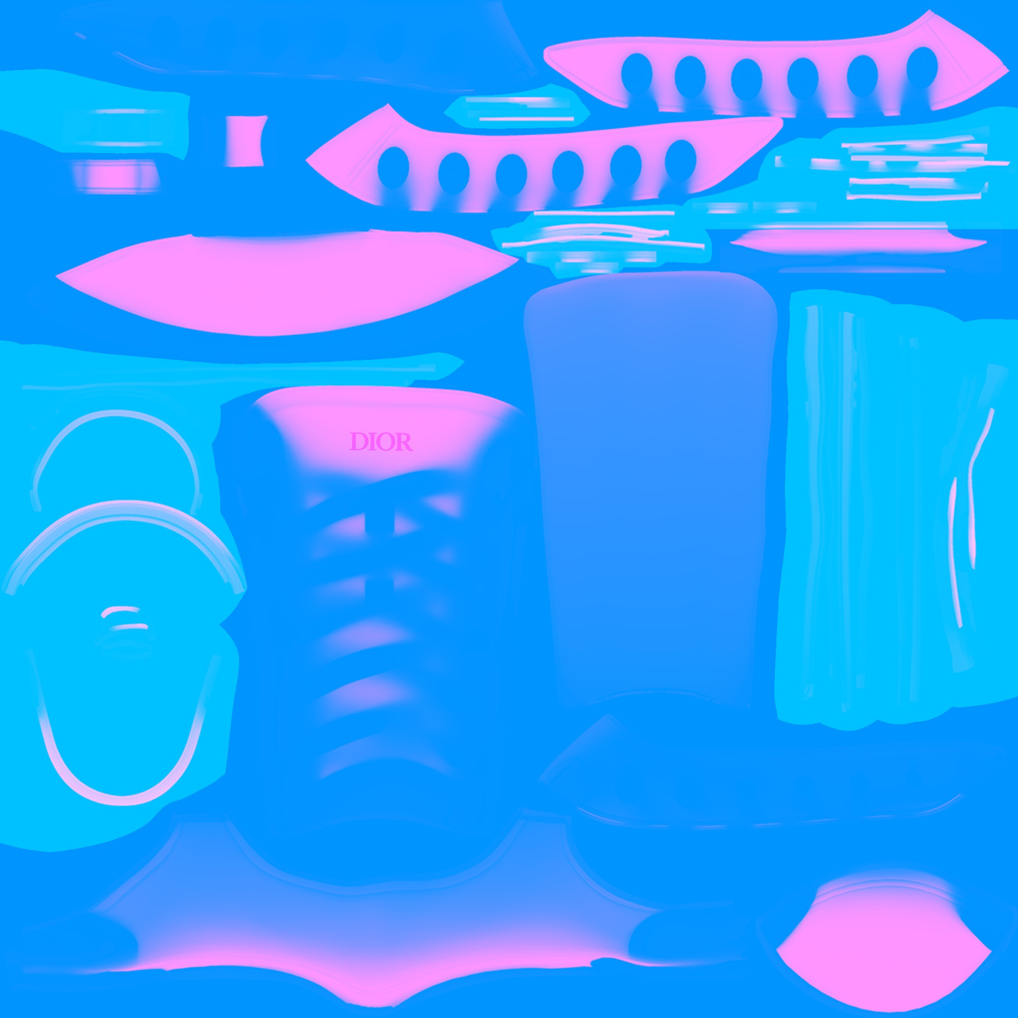 CHRISTIAN DIOR B33 3D SHOES 3D model_21