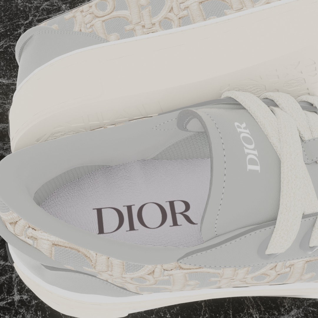 CHRISTIAN DIOR B33 3D SHOES 3D model_11