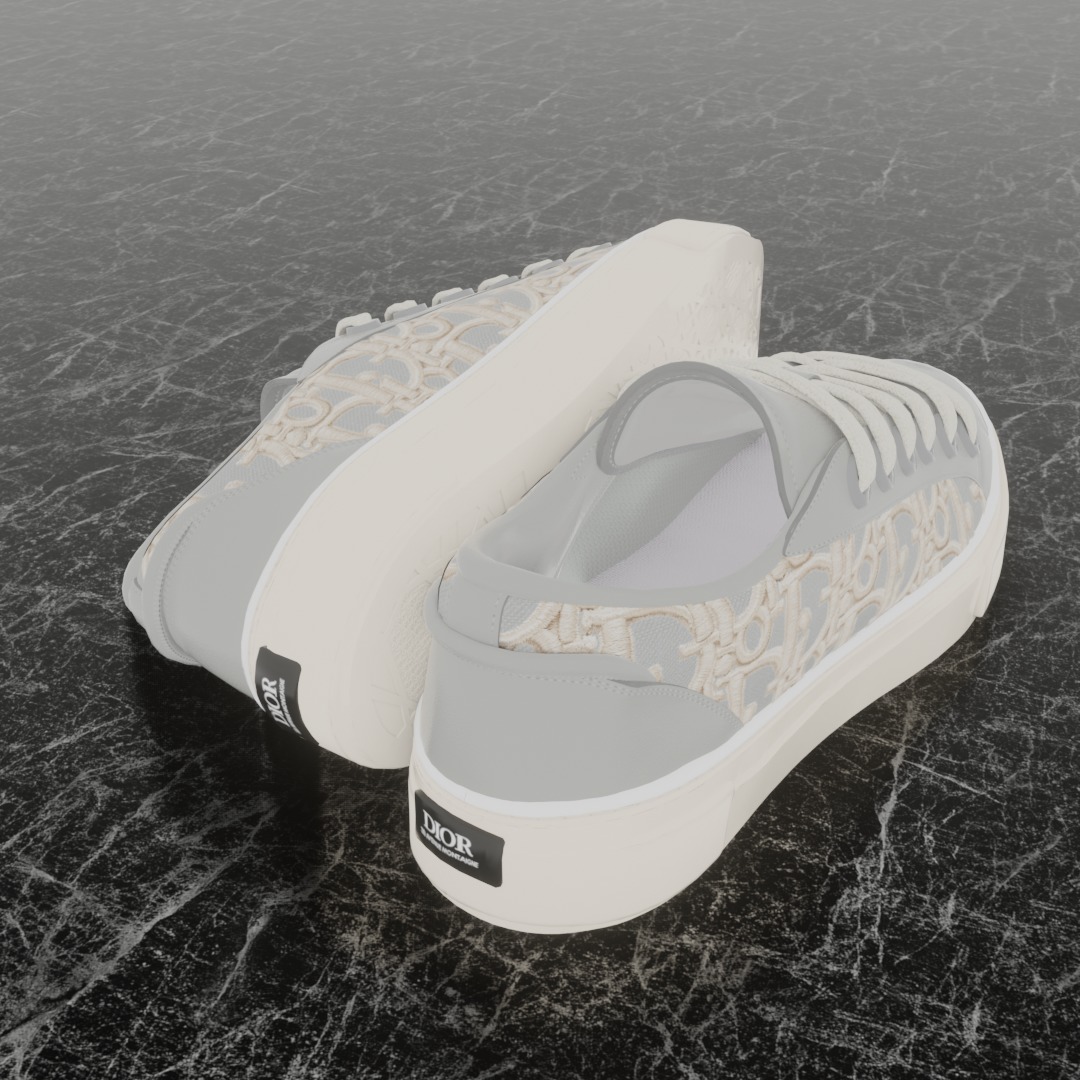 CHRISTIAN DIOR B33 3D SHOES 3D model_5