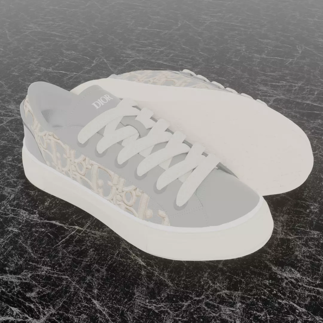 CHRISTIAN DIOR B33 3D SHOES 3D model_0