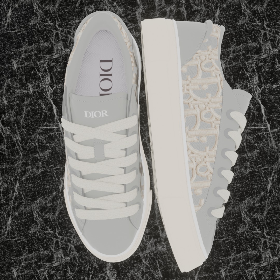 CHRISTIAN DIOR B33 3D SHOES 3D model_2
