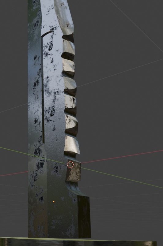 Bayonett Knife 3D model_3