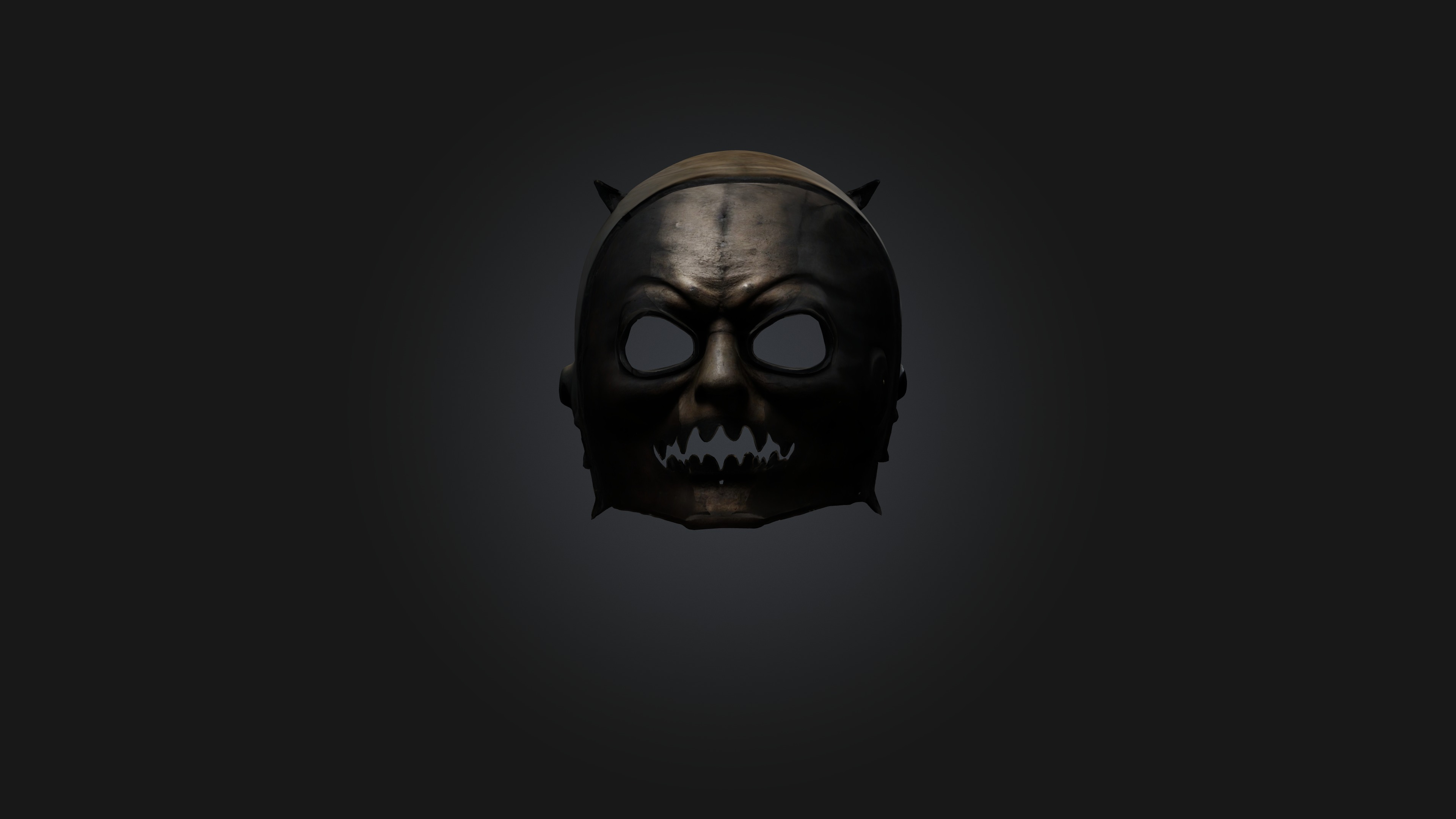 scary mask design 3D model_4