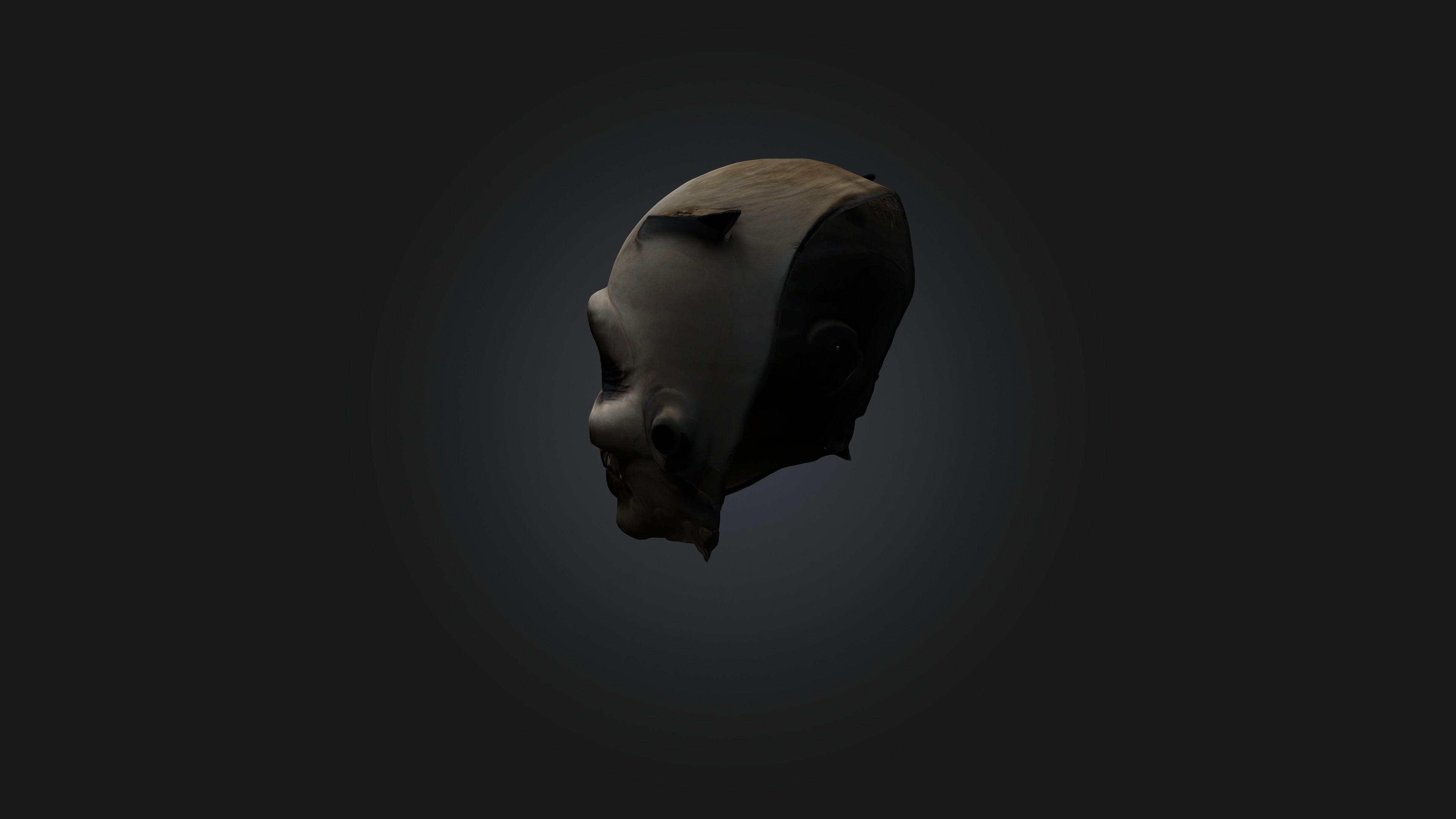 scary mask design 3D model_3