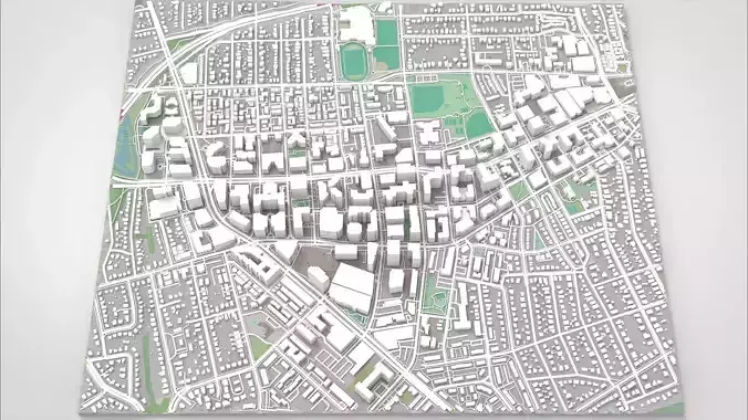 Cityscape Arlington Texas USA 3D model