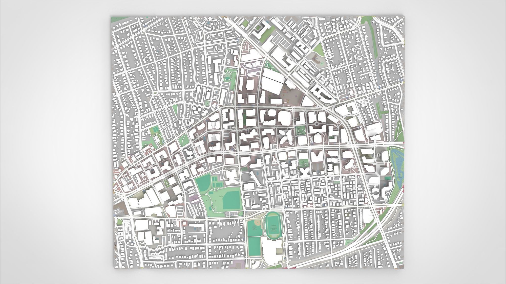 Cityscape Arlington Texas USA 3D model_10