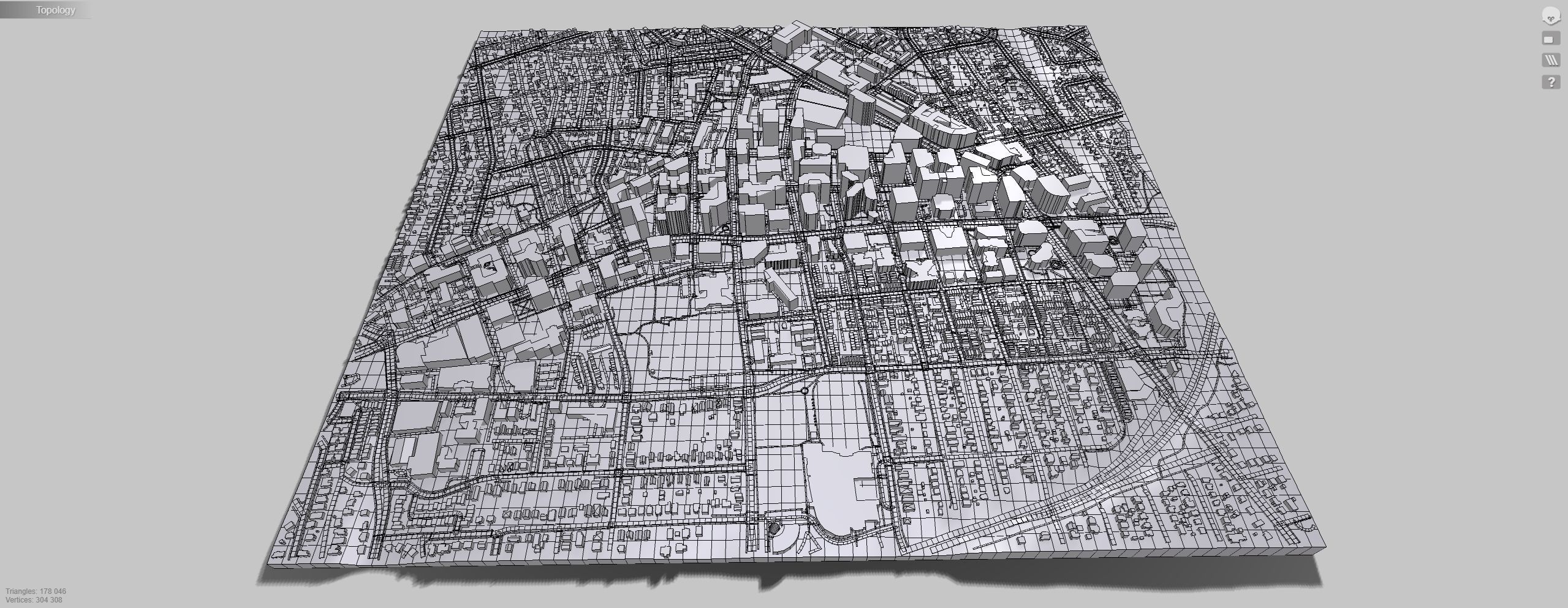 Cityscape Arlington Texas USA 3D model_12