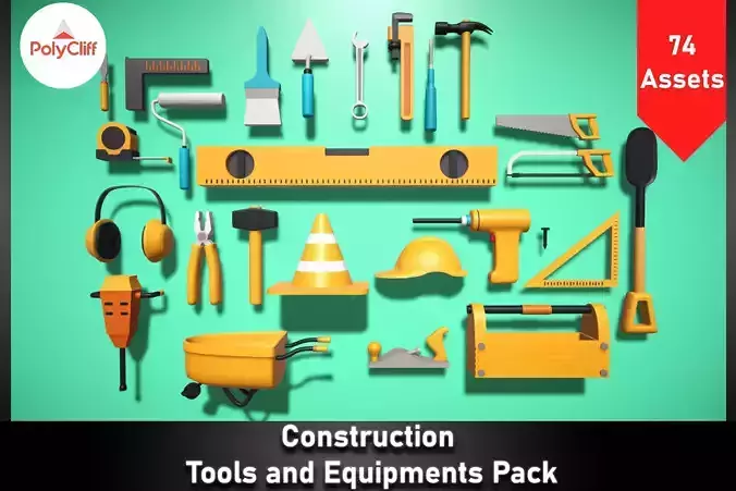 Construction Tools and Equipments Pack