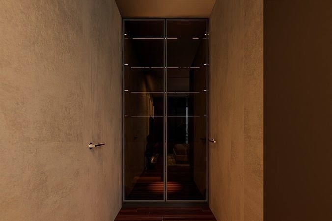 Bedroom interior scene  3D model 5