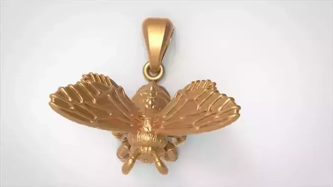 Little Bee Necklace Honeybee Bumblebee Charm Jewelry