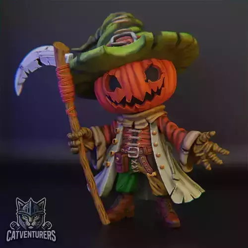 Grimpatch the Pumpkin Trouble 3D print model