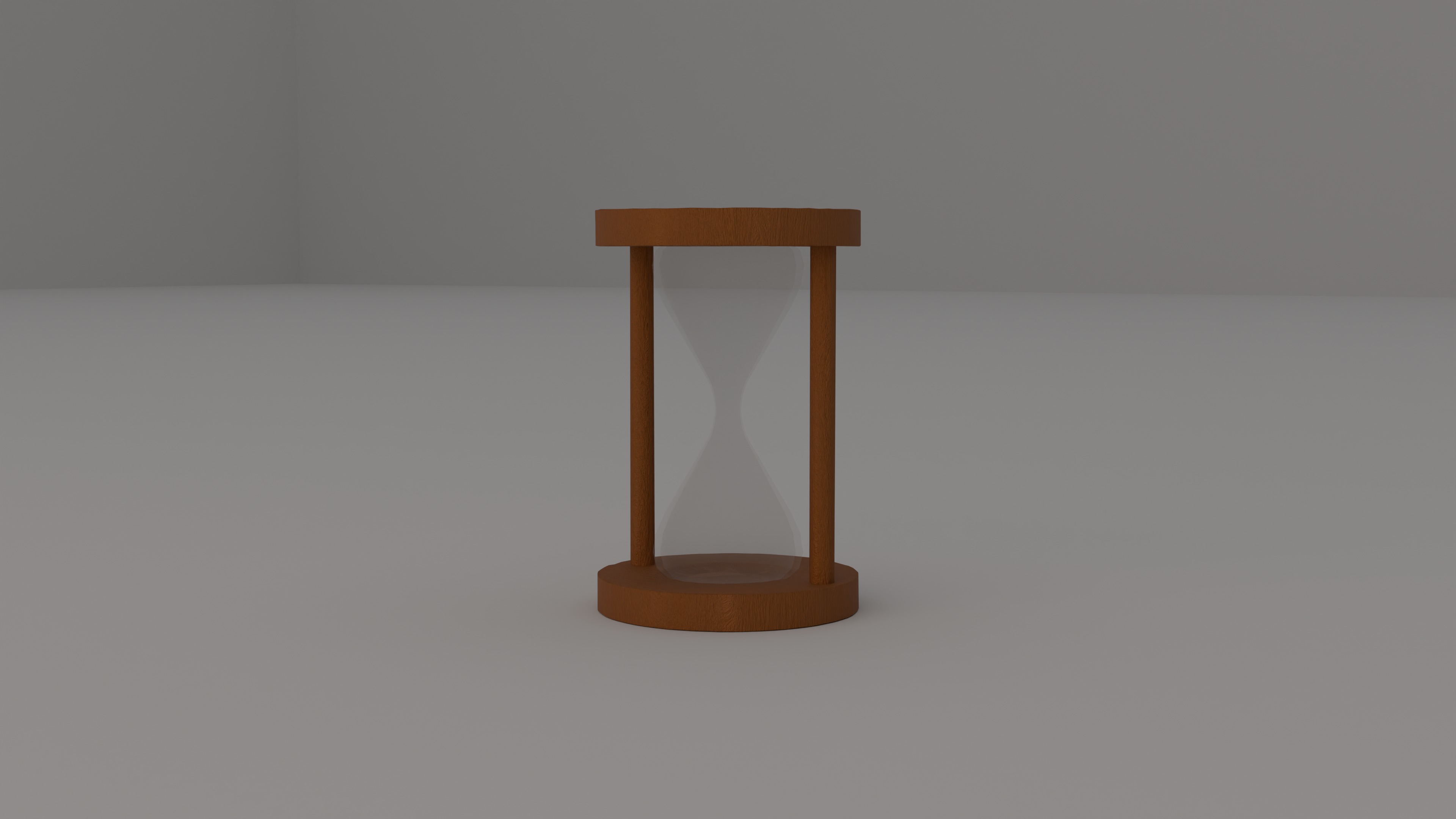 Sand clock Free low-poly 3D model_3