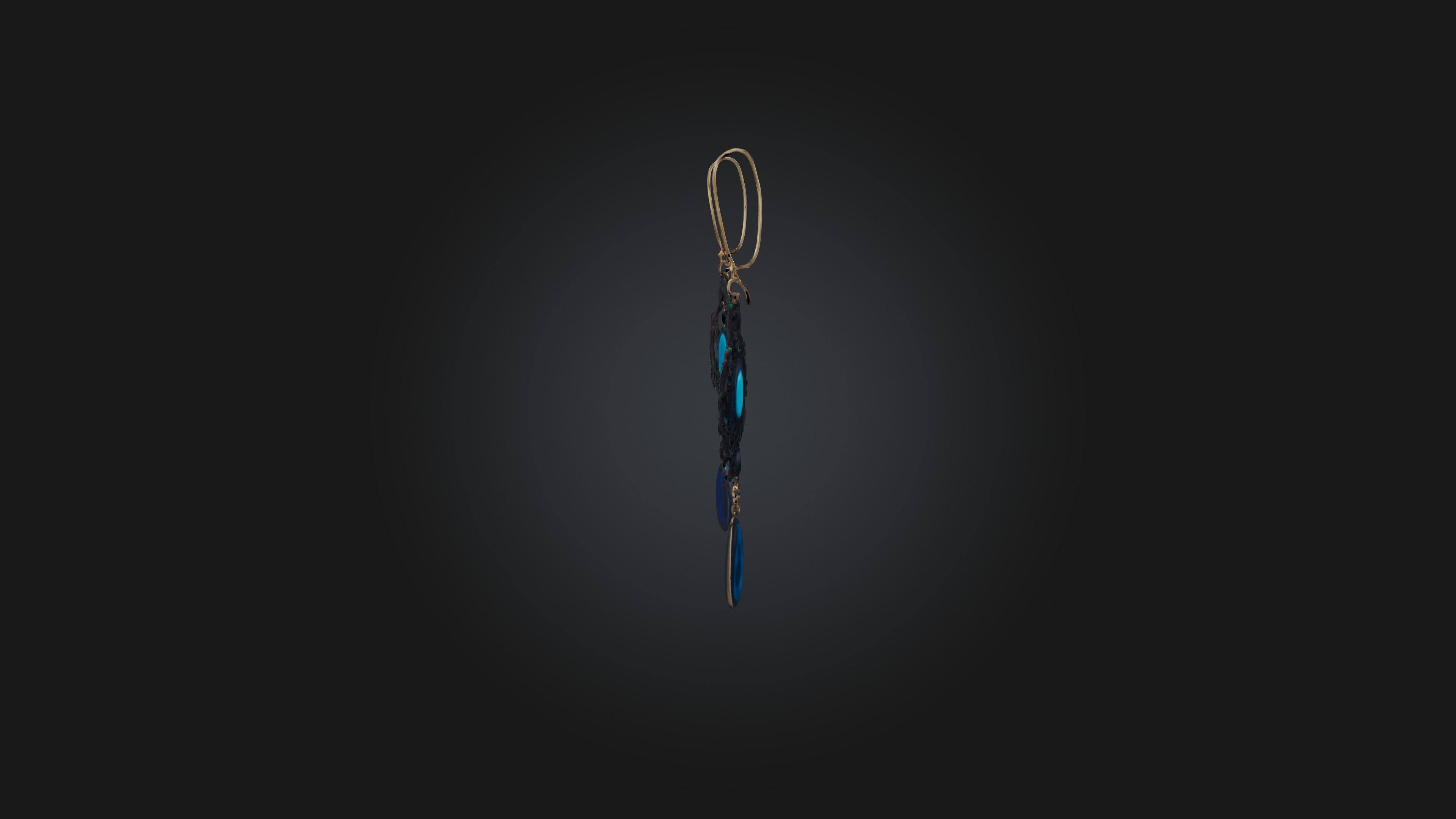cool earrings 3D model_4