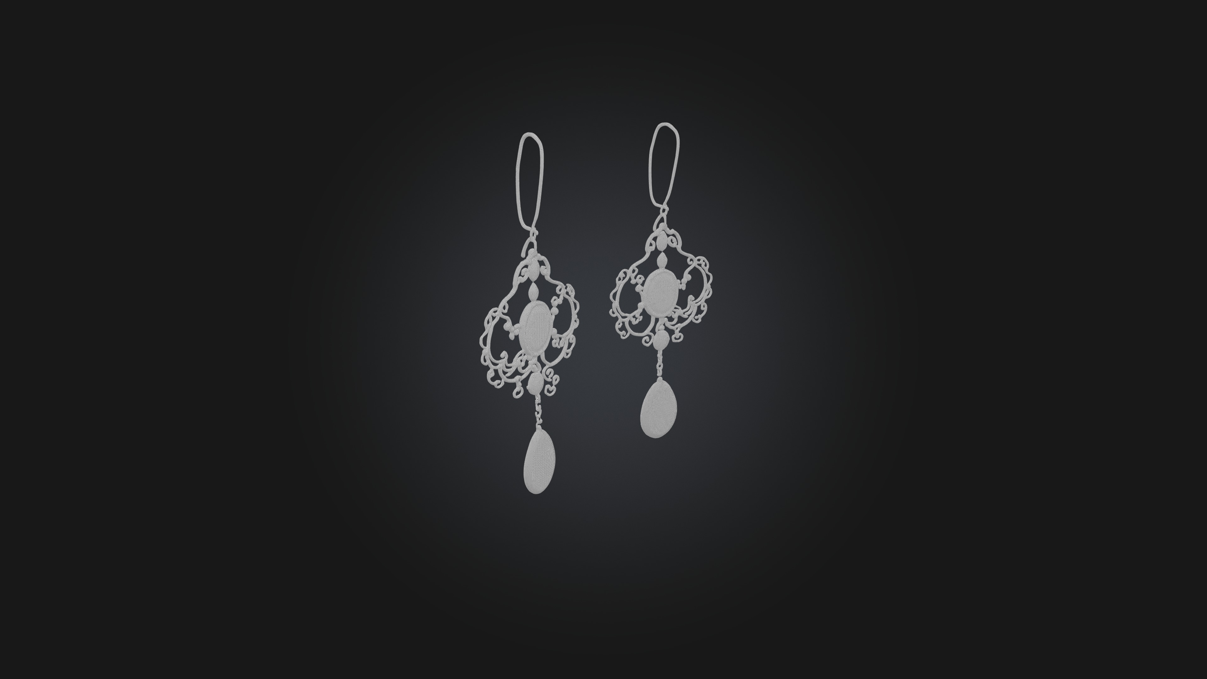 cool earrings 3D model_1