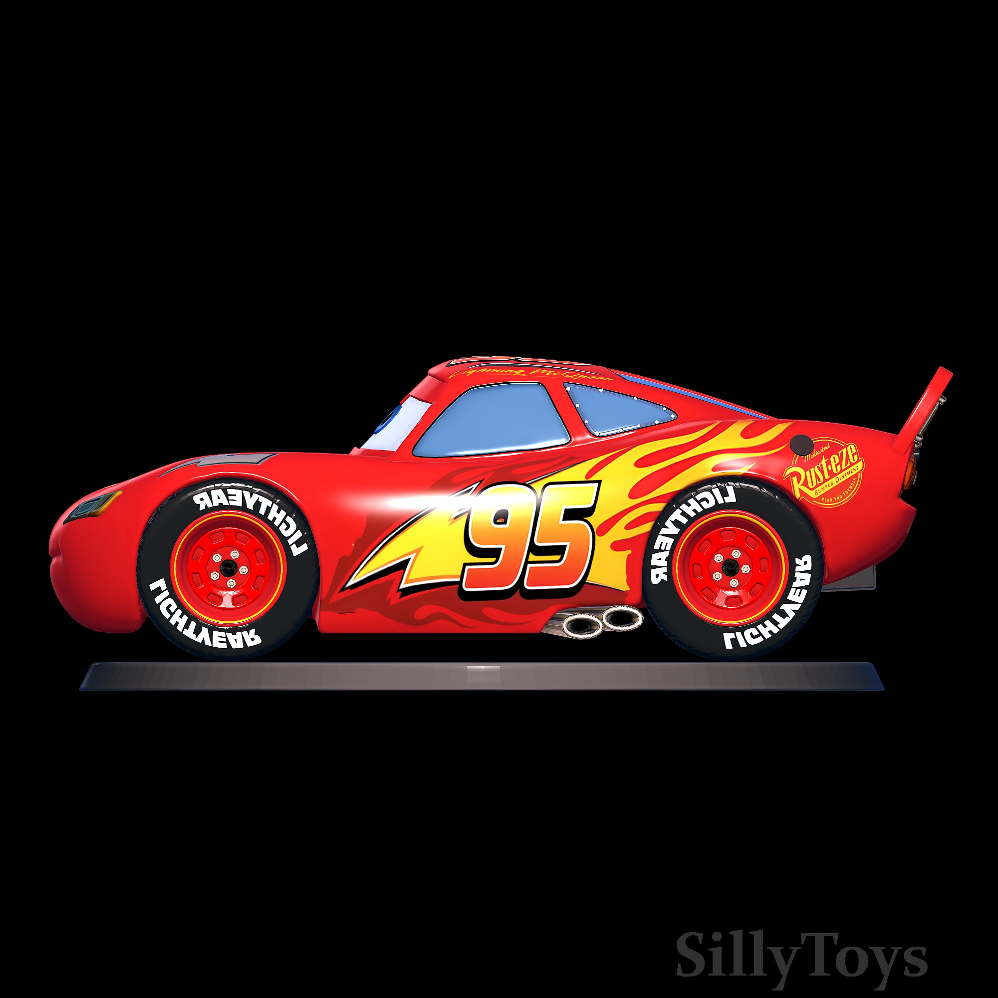 Lightning McQueen - Cars 3D print model_3