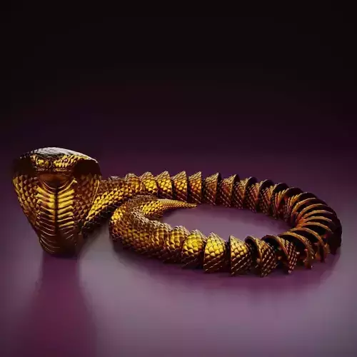 Articulated Flexi Cobra - print-in-place
