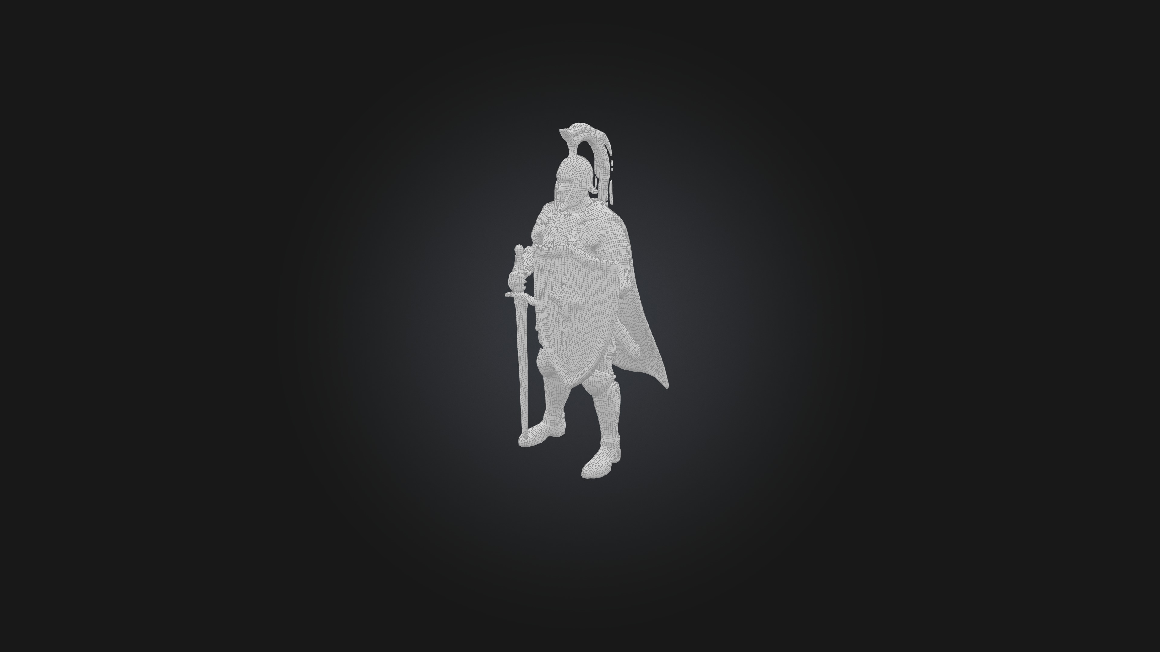 knight 3D model_1