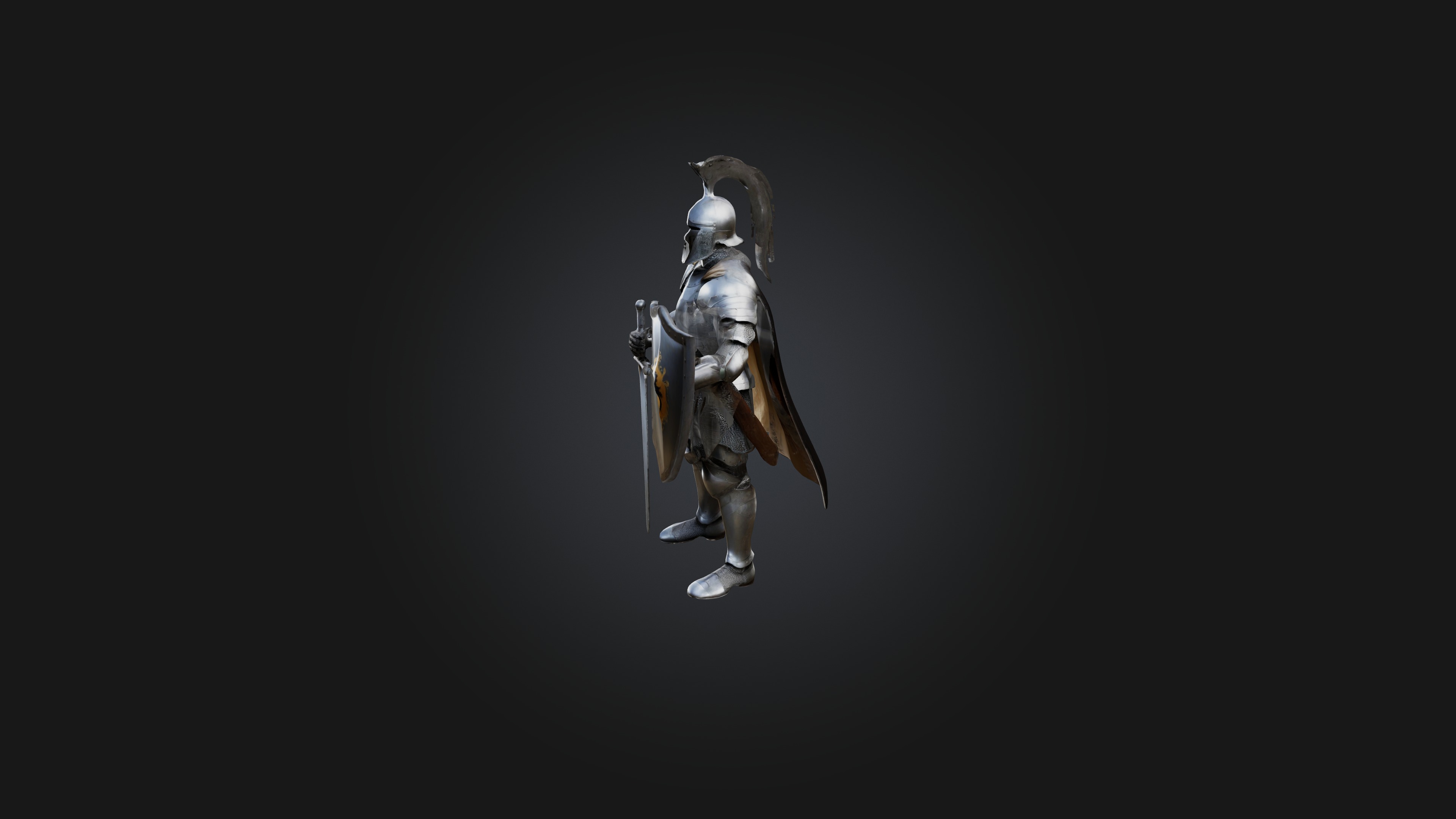 knight 3D model_2