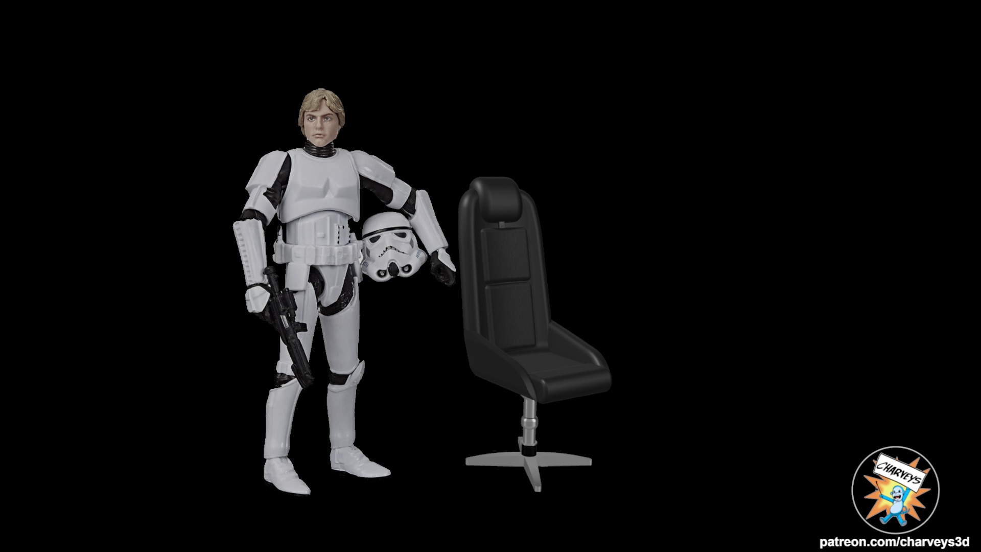 Star Wars Death Star Control Room Computer for action figures 3D print model_9