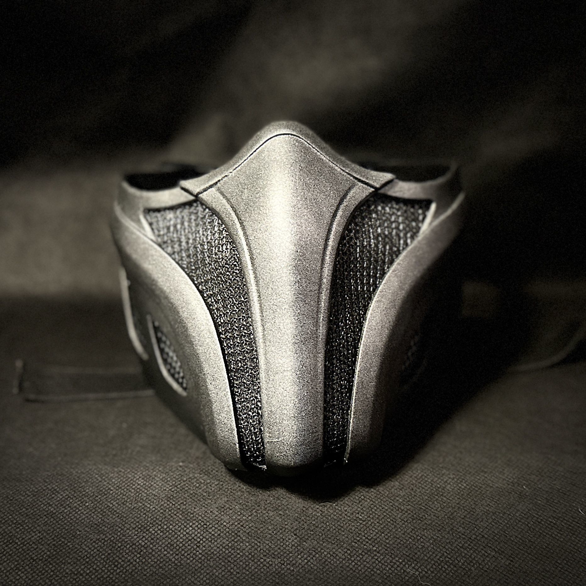 Smoke mask from MK1 - Faithful Lin Kuei 3D print model_23
