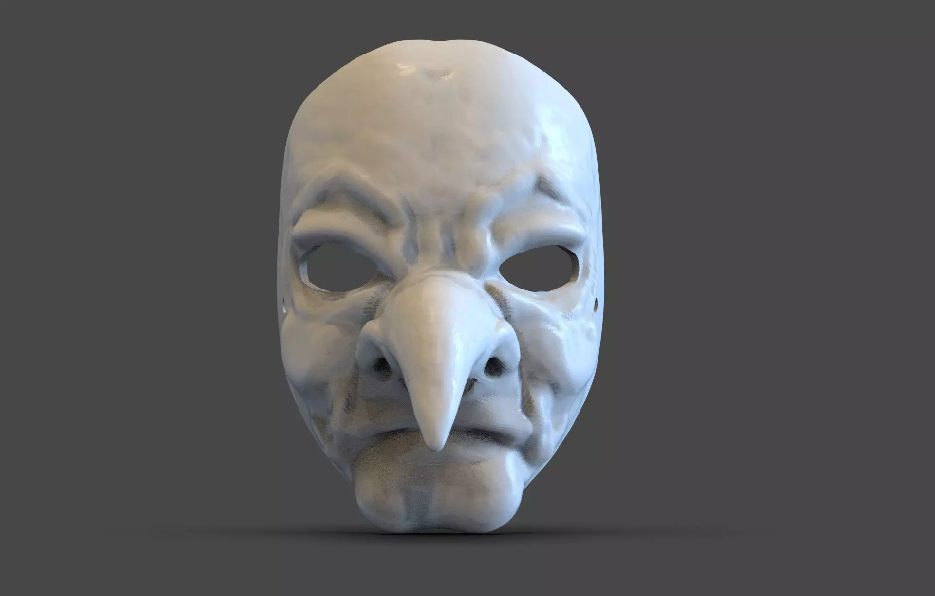 Witch Mask 3D print model_0