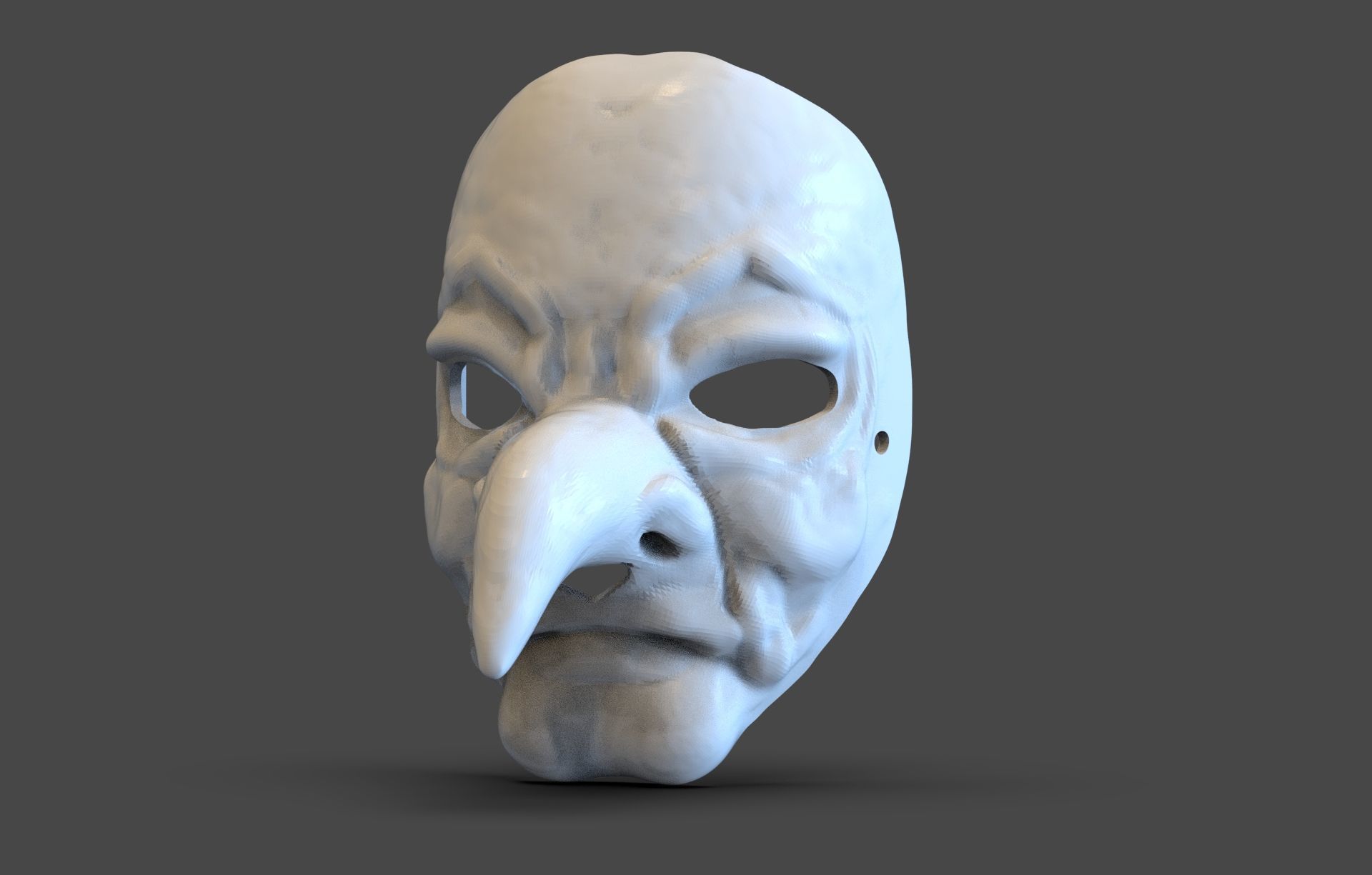 Witch Mask 3D print model_1