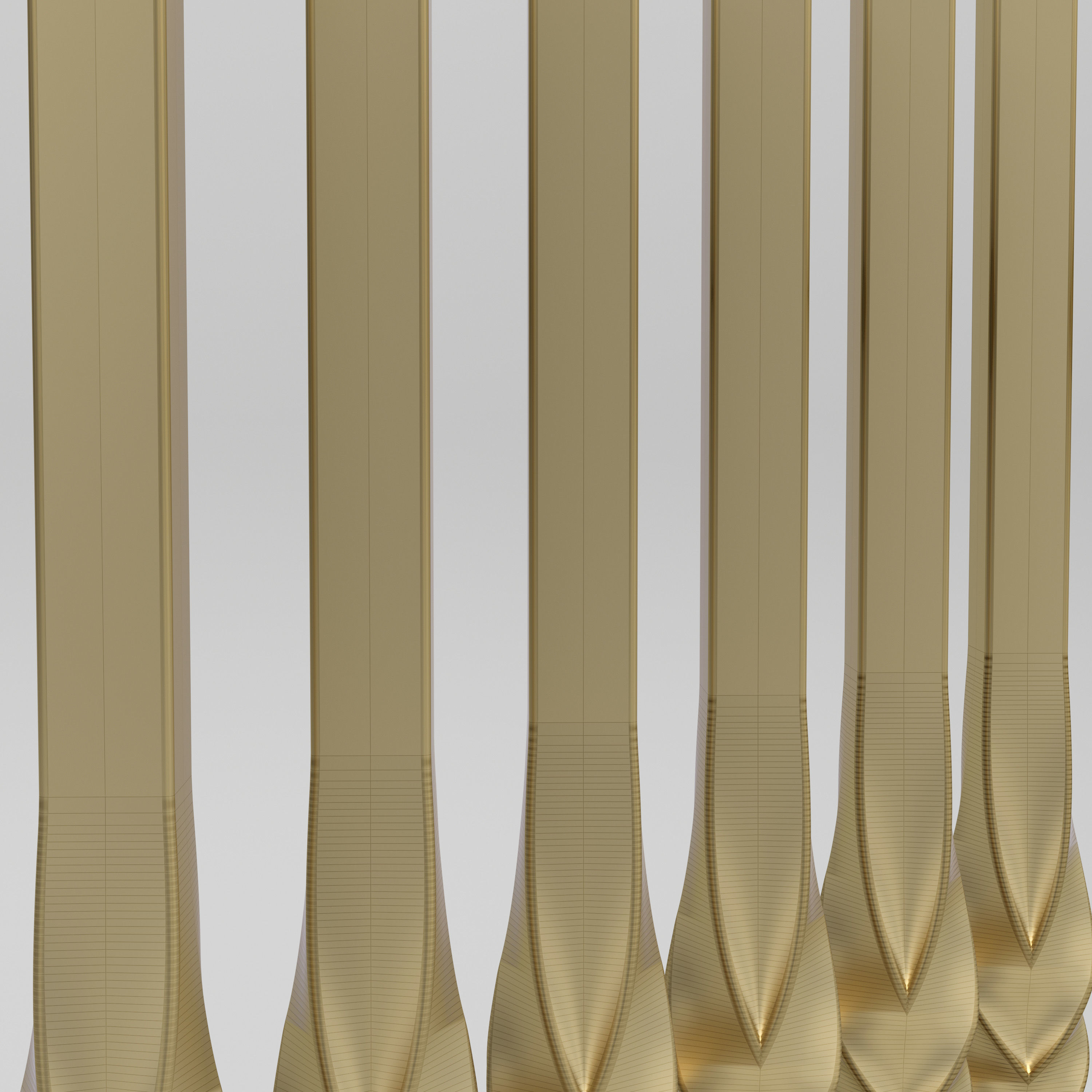 Twisted Baluster 3D model_10