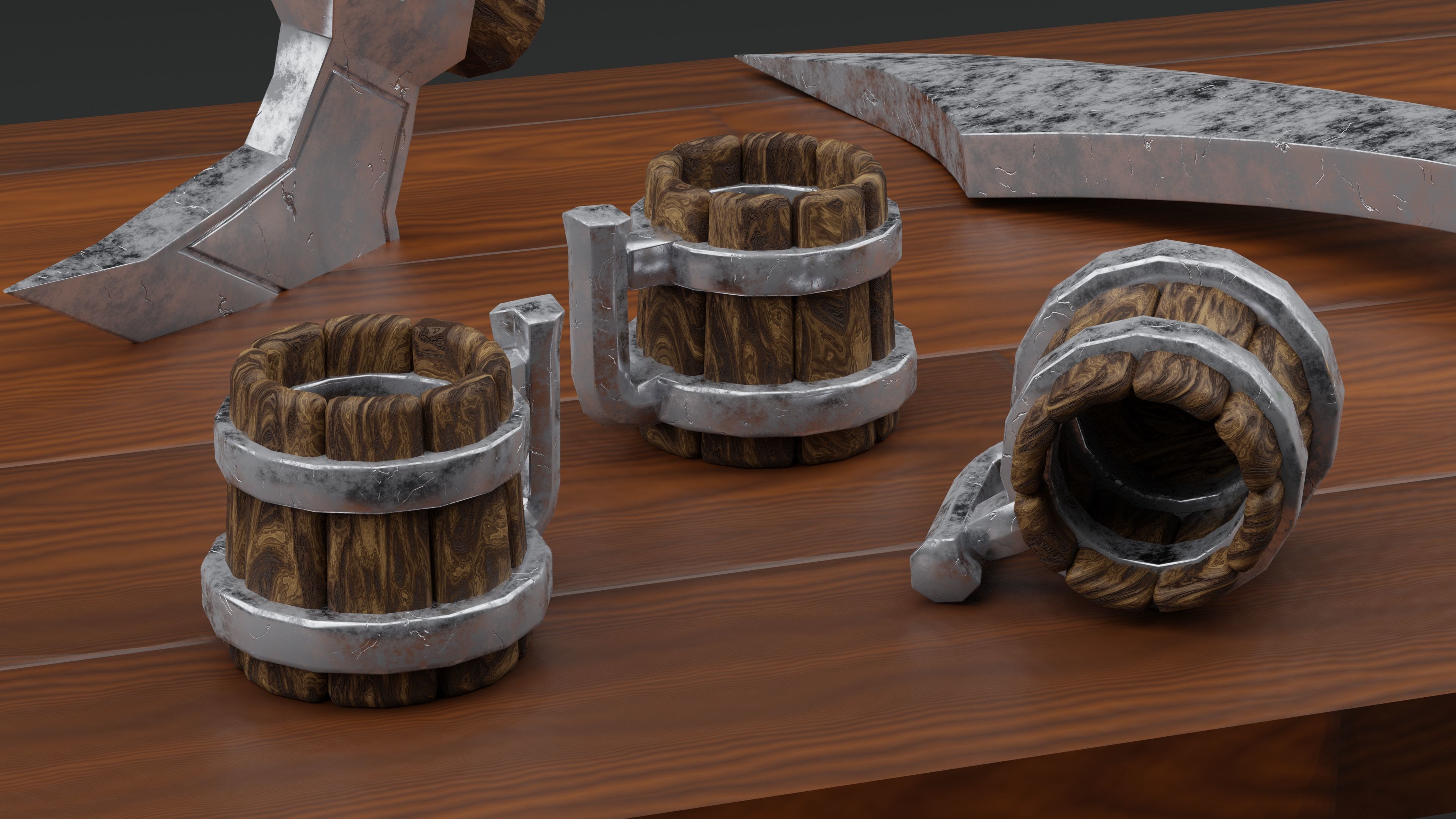 Game Ready Assets Pack 1 Low-poly 3D model_1