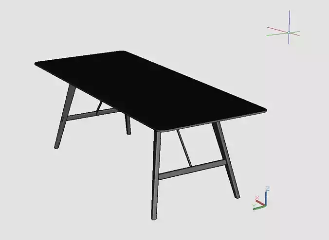 3D Table AutoCAD