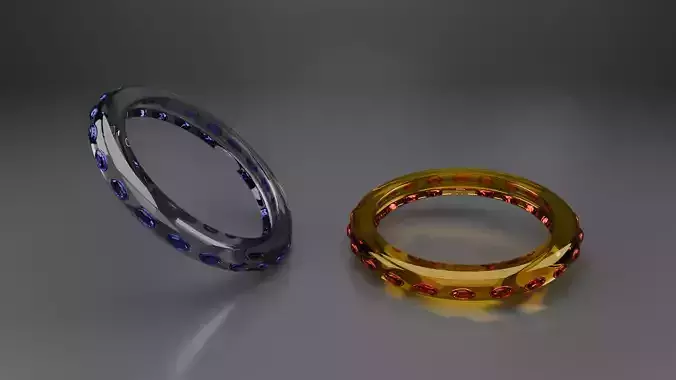 Women Bracelet 3D model 3D print model