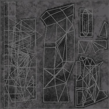 moai statues Low-poly 3D model_3