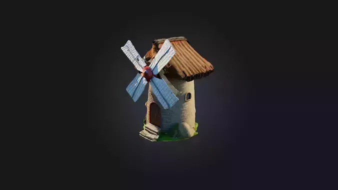 Cartoon Windmill