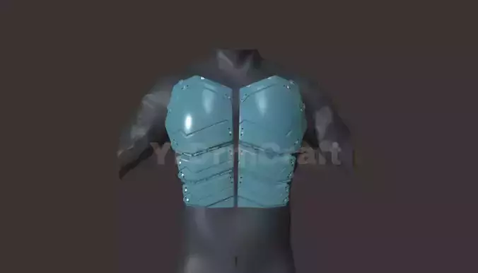 shin kamen rider armor chest 3D print model