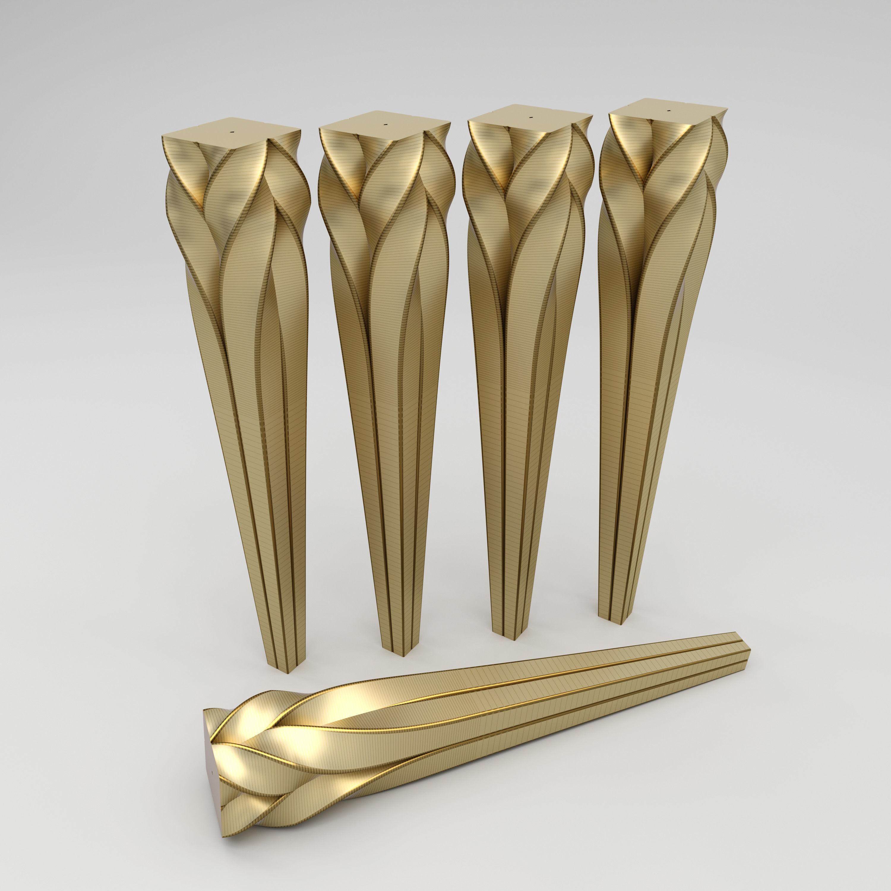 Twisted Leg 3D model_4