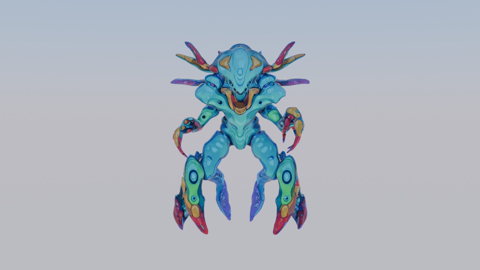 Alien Monster  3D model_1