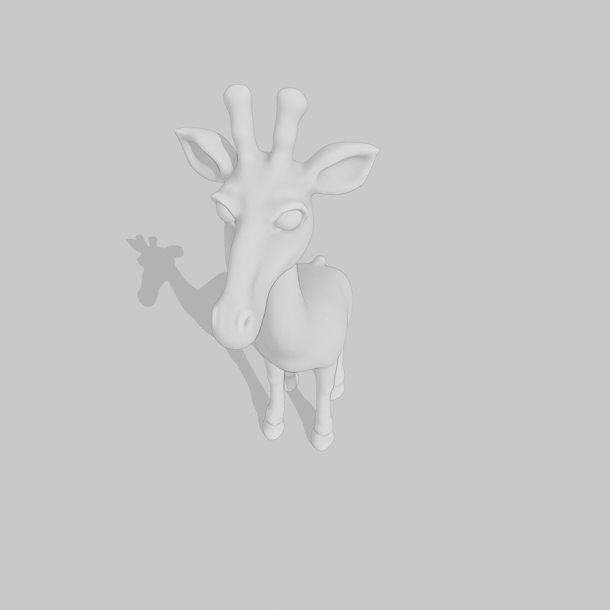Giraffe 3D print model_1